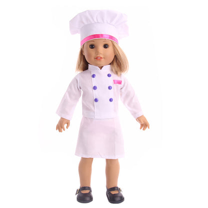 US Local Doll Clothes Americangirl Accessories Chef Clothes