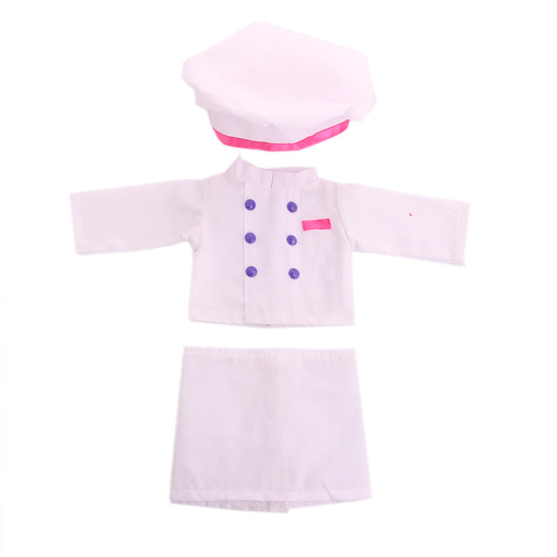 US Local Doll Clothes Americangirl Accessories Chef Clothes