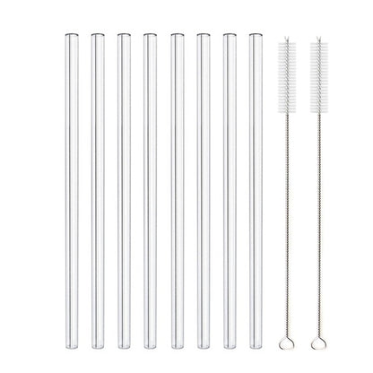Glass Straws, Pearl Milk Tea Coarse Drinking Straws, Non-disposable Transparent Water Cups, Long Straws
