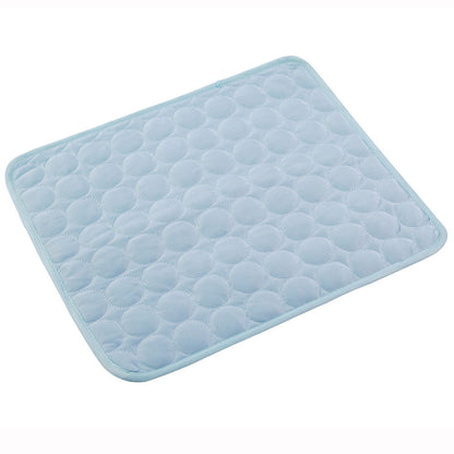 US Local Pet Dog Cat Ice Silk Cold Nest Pad For Cooling In Summer
