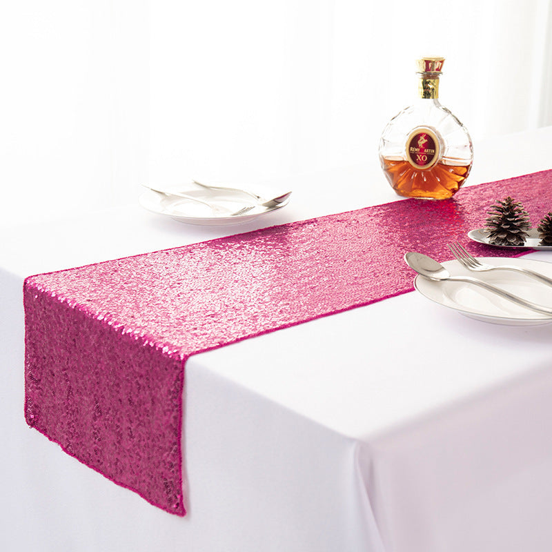Bulk Supply Of New Products 3 Full Version Of Sequined Embroidered Table Runner Gypsophila Table Runner Mediterranean Sequined Table Runner