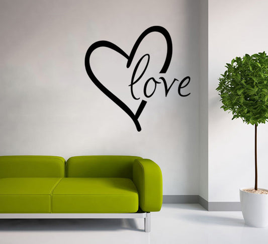 US Local Valentine'S Day Generation Carved Wall Stickers Bedroom Living Room Background Decoration Stickers
