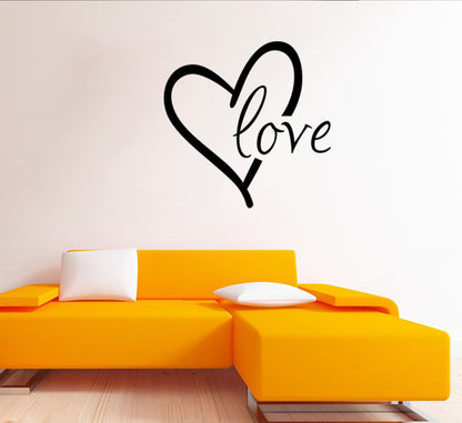 US Local Valentine'S Day Generation Carved Wall Stickers Bedroom Living Room Background Decoration Stickers