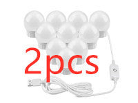 US Local USB Touch Switch LED Mirror Light Bulb