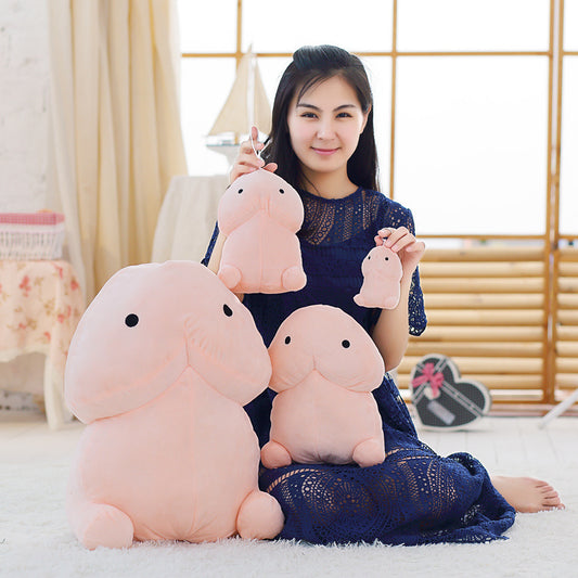 US Local Pray For Xiao Ding New Year Lucky Gang Spoof Squeaking Squeezing Plush Dolls