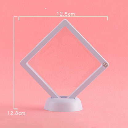 3D Jewelry Coin Display Stand Case Rack Collections Storage Box For Earring Gems Ring Doll Coin Badge Medal Holder