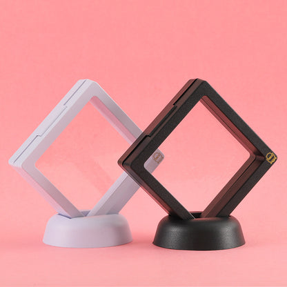 3D Jewelry Coin Display Stand Case Rack Collections Storage Box For Earring Gems Ring Doll Coin Badge Medal Holder