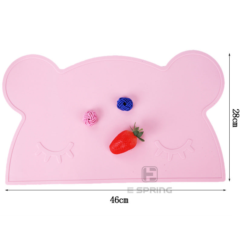 Children'S Baby Bear Silicone Placemat
