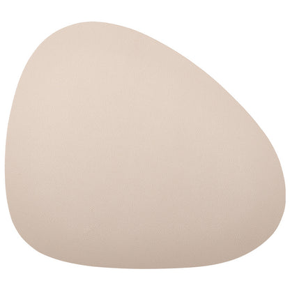 Oval Leather Macaron Placemat