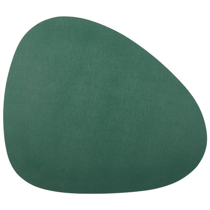 Oval Leather Macaron Placemat