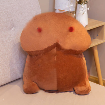 US Local Pray For Xiao Ding New Year Lucky Gang Spoof Squeaking Squeezing Plush Dolls