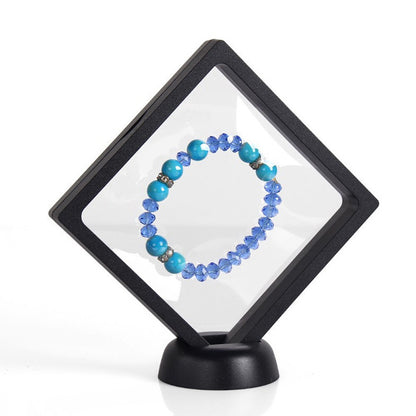 3D Jewelry Coin Display Stand Case Rack Collections Storage Box For Earring Gems Ring Doll Coin Badge Medal Holder