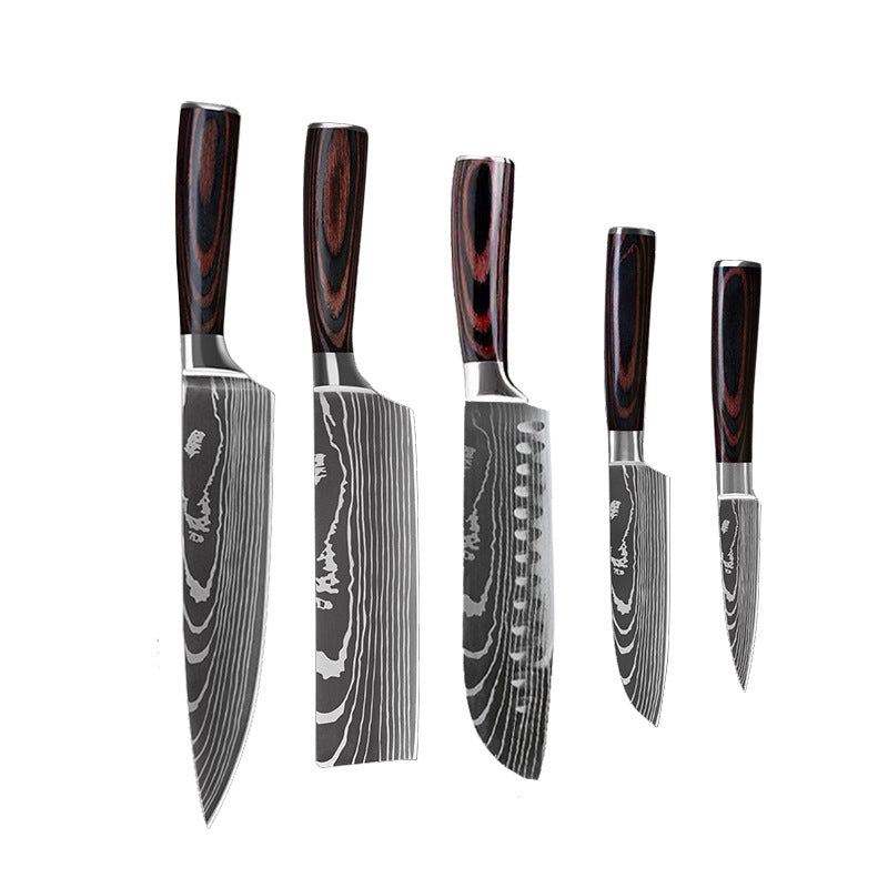 US Local 6 Piece Set 8 Piece Set 10 Piece Set Knife Chef's Knife Chef's Knife Kitchen Knife Cooking