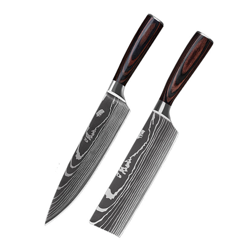 US Local 6 Piece Set 8 Piece Set 10 Piece Set Knife Chef's Knife Chef's Knife Kitchen Knife Cooking