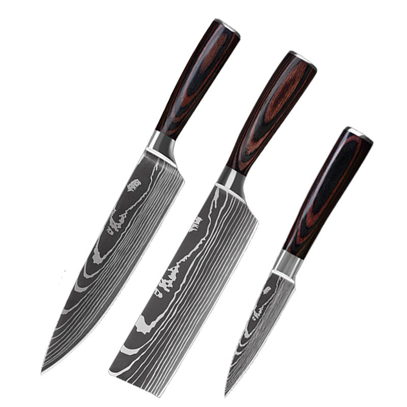 US Local 6 Piece Set 8 Piece Set 10 Piece Set Knife Chef's Knife Chef's Knife Kitchen Knife Cooking