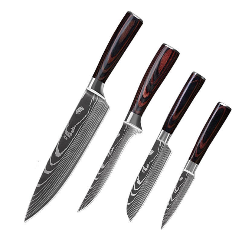 US Local 6 Piece Set 8 Piece Set 10 Piece Set Knife Chef's Knife Chef's Knife Kitchen Knife Cooking