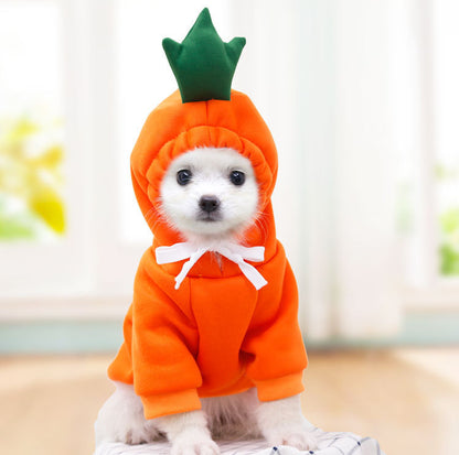 US Local Cute Fruit Small Dog ClothesHoodies Winter Fleece Pet Puppy Cat Costume Coat For French Chihuahua Outfit