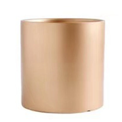 US Local Nordic Industrial Style Colorful Ceramic Flowerpot Succulent Planter Green Plants Cylindrical Shape Flower Pot With Hole Tray