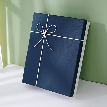 Large Gift Box, Empty Box, Simple Blue Packaging Box, Exquisite Birthday Gift Box, Rectangular Gift Box, Custom