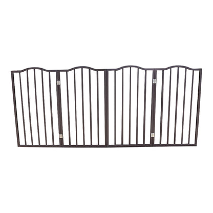 US Local Pet Gate,Dog Gate For Doorways,Stairs Or House,standing, Folding,Arc Wooden