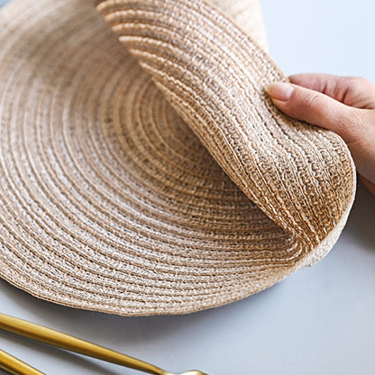 Round heat insulation placemat