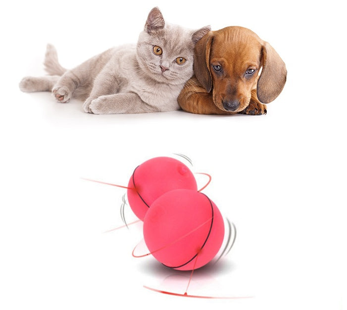 US Local LED Laser Electronic Rolling Pet Funny Cat Toy Ball