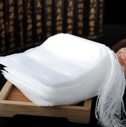 US Local 100 Pcs Lot NonWoven Fabric Teabags 5.5 X 7CM Empty Tea Bags With String Heal Seal Filter Paper For Herb Tea