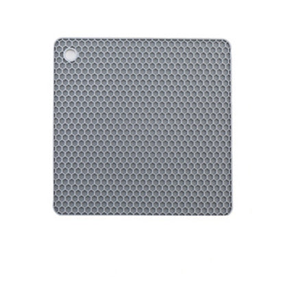 Square honeycomb cushion silicone placemat