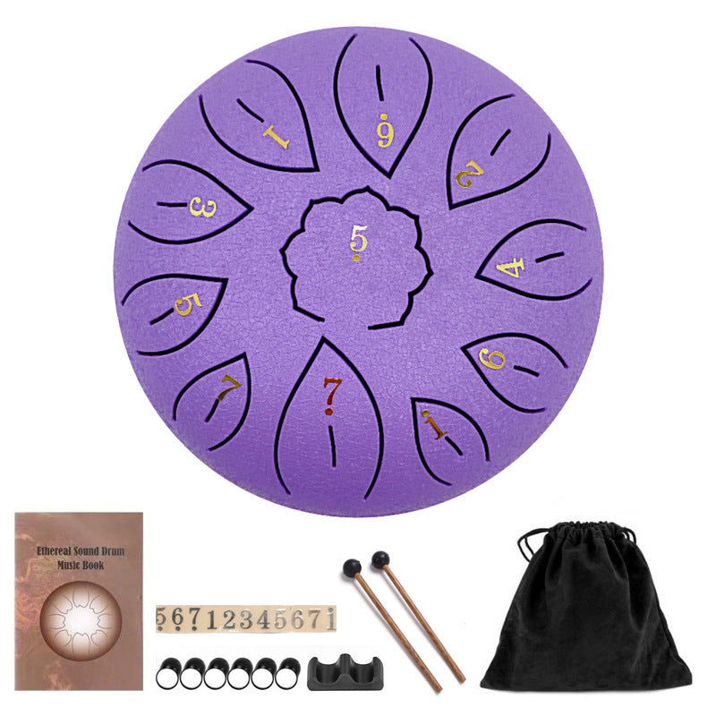 USA Local 6-inch 11-tone Ethereal Drum C Steel Tongue Drum