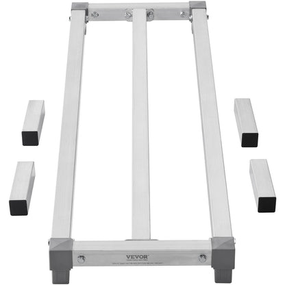 US Local Newly Upgrade VEVOR Aluminum Dunnage Rack Stationary Dunnage Rack Storage Rack