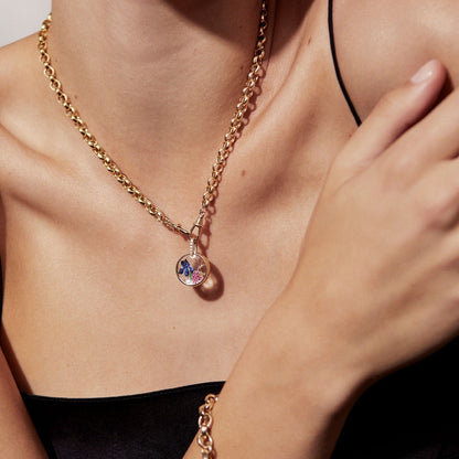 French Retro Personalized Transparent Commemorative Pendant That Can Be Opened And Closed