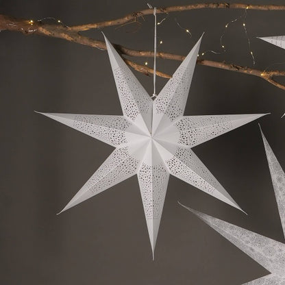 US Local Handmade Paper Star 75cm Dia Festive Holiday Decor