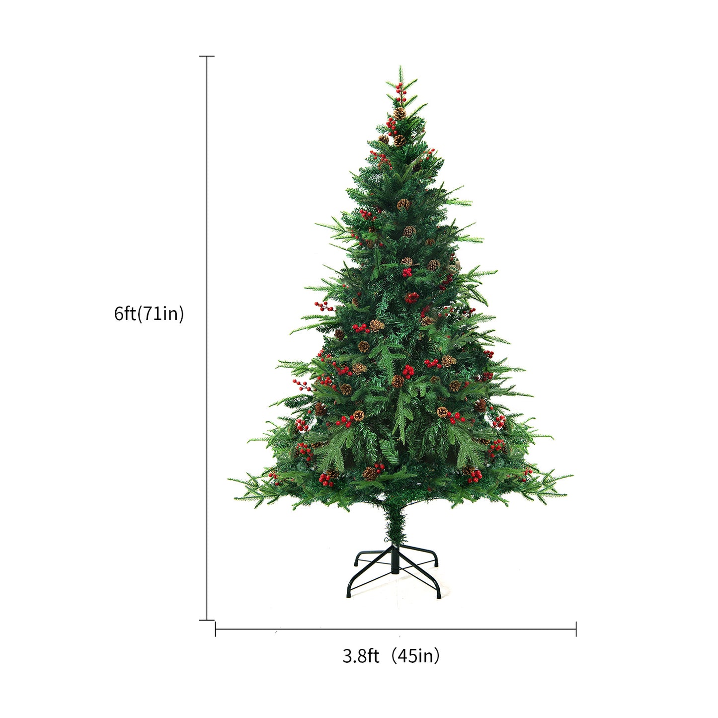 USA Local Christmas Tree PVC Artificial Snow Christmas Tree Mall Window Decoration Tree Cedar Christmas Tree Christmas Decoration Supplies