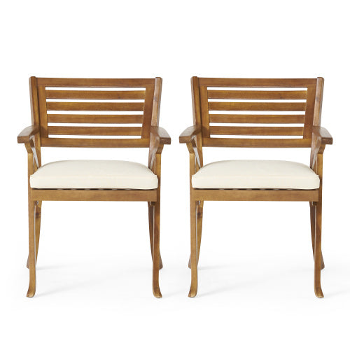 US Local 2-piece Set Of Wooden Dining Chairs