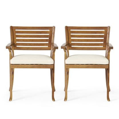 US Local 2-piece Set Of Wooden Dining Chairs