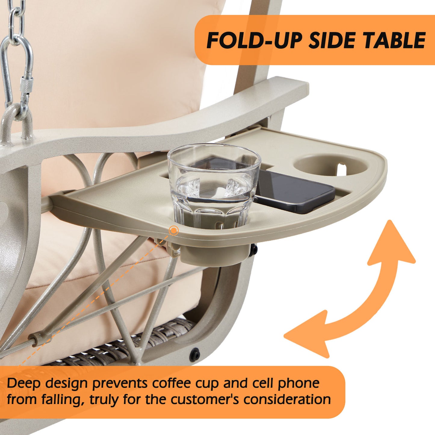 US Local Porch Swing Basket