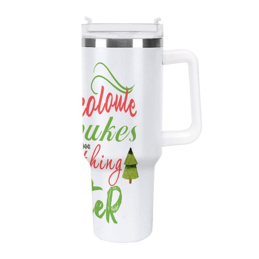 PHDT00024 POD US Local Tumbler 40 oz Large Capacity Car Cup Christmas Tree