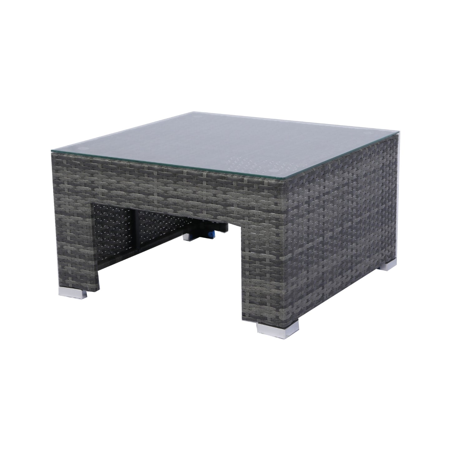 US Local 7-Piece Patio Set W Retractable Canopy  Wicker Rattan Sectional Sofa