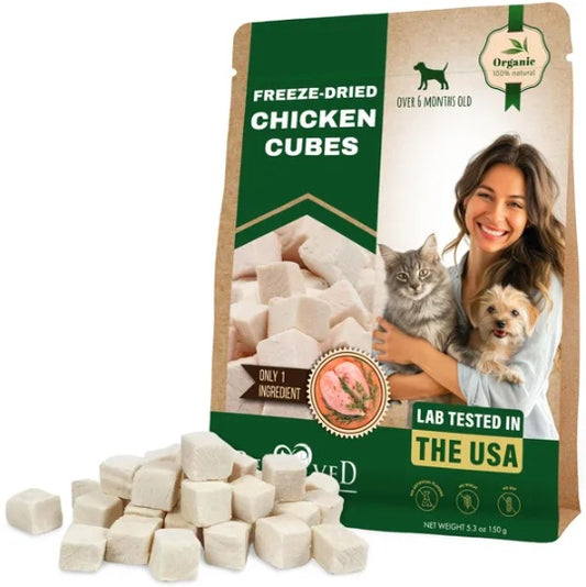 US Local Frieze Dried Cubes For Cats And Dogs 5.3 Oz 150 G