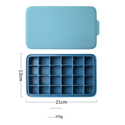 US Local Silicone 12 Cavity Hexagon 3D Ice Mold DIY Popsicle Mould Ice Cream Makers Storage Box