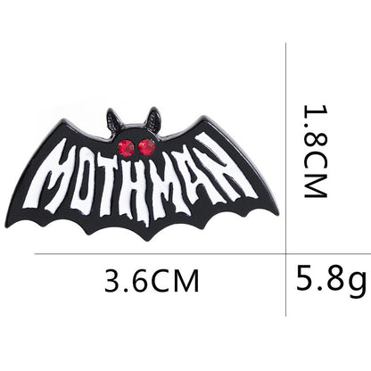 Halloween Series Alloy Badge MothMan