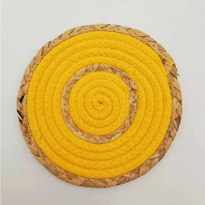 Home Straw Cotton String Placemat