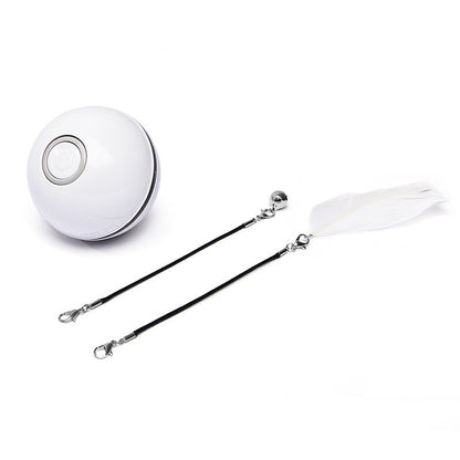 US Local LED Laser Electronic Rolling Pet Funny Cat Toy Ball
