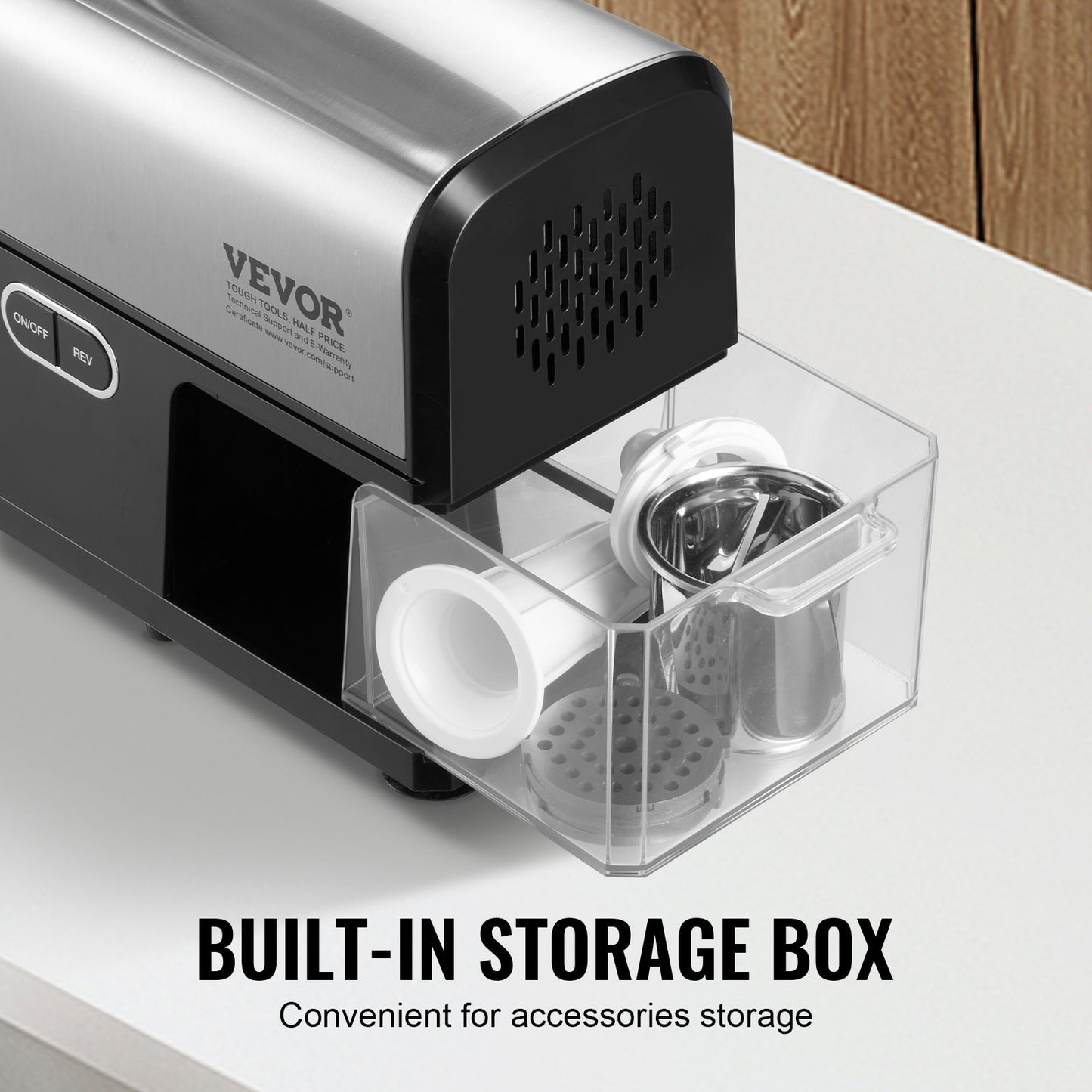 US Local Electric Meat Grinder 4.2 Lbs Min Sausage Stuffer Maker For Home Kitchen