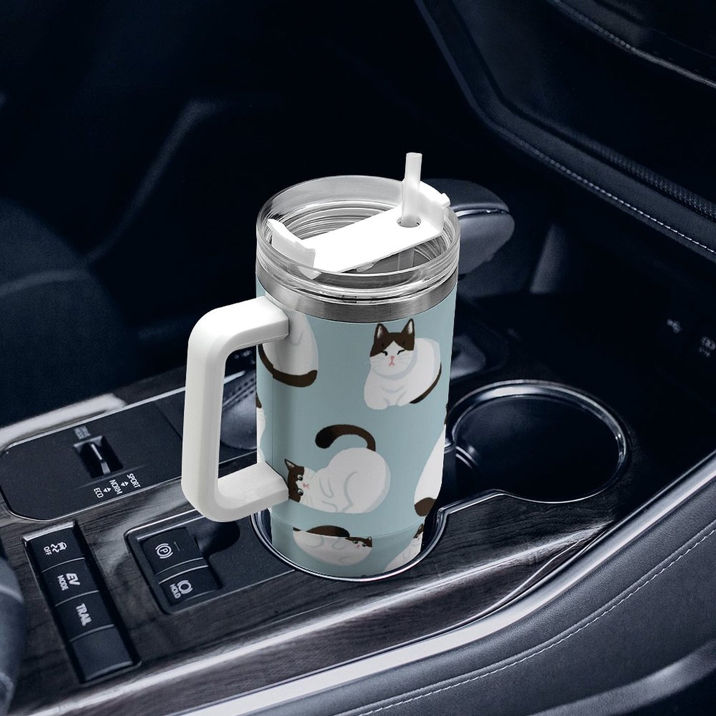 PHDT00253 POD US Local Tumbler 40 oz Large Capacity Car Cup Cat