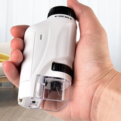 Portable Pocket Microscope for Kids 60?¡§¡é120?¡§¡é LED Handheld Mini