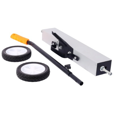 US Local 24' Rolling Magnetic Pick-Up Sweeper, Heavy Duty Push-Type With Release, For Nails Needles Screws Collection,30 Pound Capacity