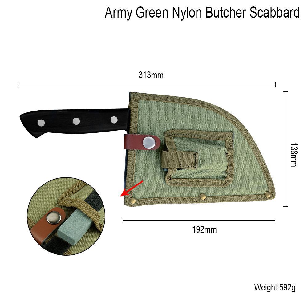 US Local Stainless Steel Meat Cleaver Chef's Knife Cleaver