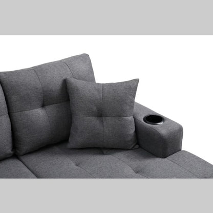 US Local Fabric Sectional Sofa