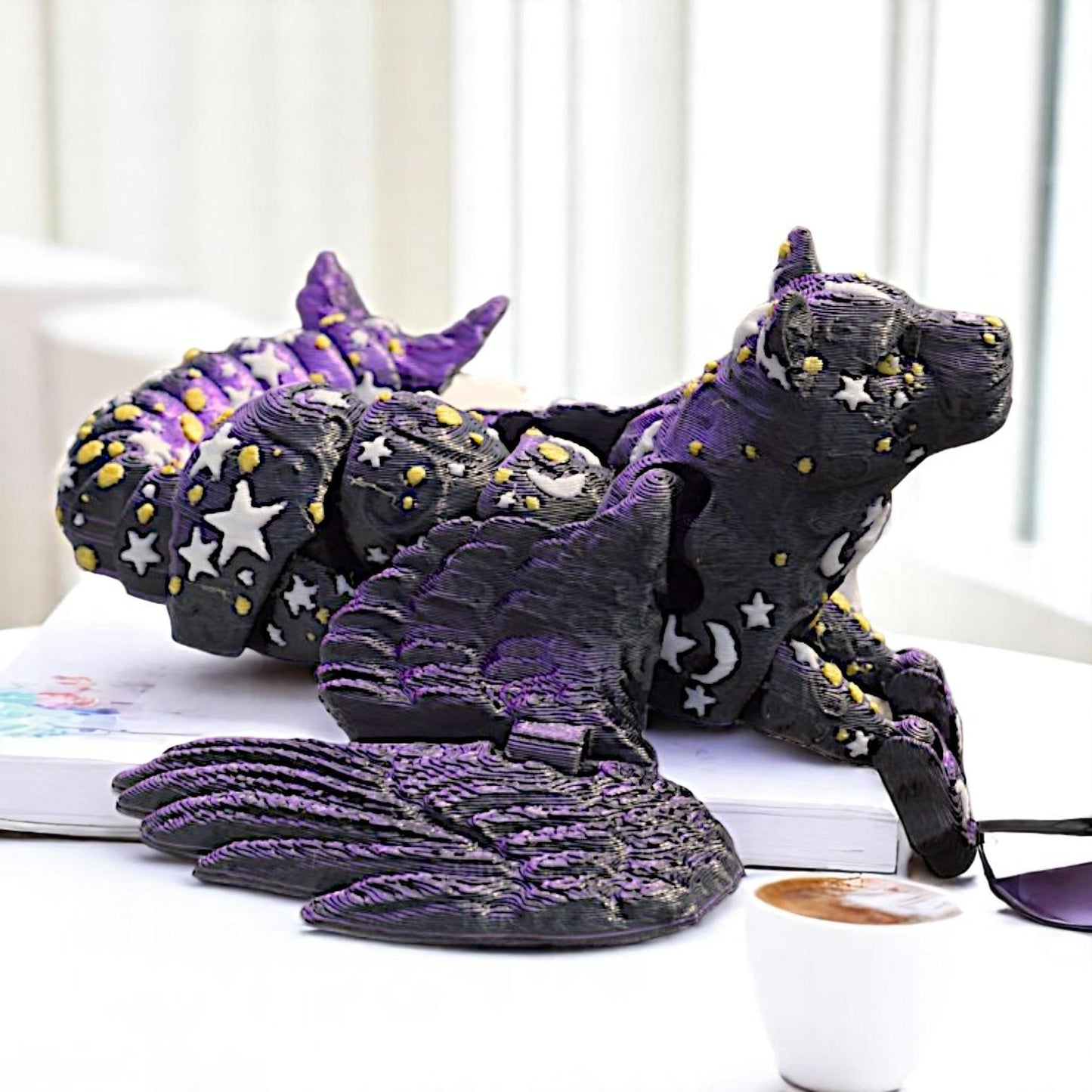 US Local Cosmic Dragon Space Style Exquisite Texture Science Fiction Creative Decorative Ornaments